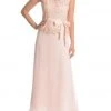 Formal Gowns Patra - 13654 Lace Embellished V-Neck Chiffon Dress 2 Formal Gowns Patra - 13654 Lace Embellished V-Neck Chiffon Dress
