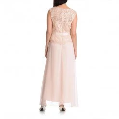 Formal Gowns Patra - 13654 Lace Embellished V-Neck Chiffon Dress 7 Formal Gowns Patra - 13654 Lace Embellished V-Neck Chiffon Dress