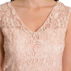 Formal Gowns Patra - 13654 Lace Embellished V-Neck Chiffon Dress 8 Formal Gowns Patra - 13654 Lace Embellished V-Neck Chiffon Dress