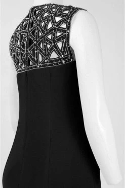 Patra - P1283 Embellished Jewel Sheath Dress 7 Patra - P1283 Embellished Jewel Sheath Dress