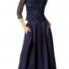 Patra - Sequined Bateau Neck Dress P1689 Formal Gowns