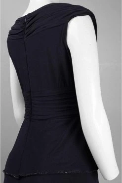 Patra - V-Neck Tiered Long Jersey Dress 13089