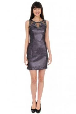 Phoebe Couture - The Necklace Cocktail - 1 Pc Amethyst In Size 0 Available