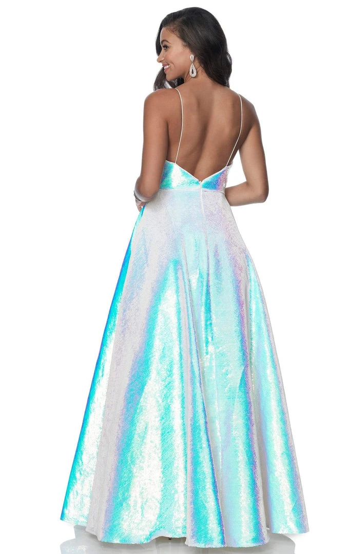 Blush By Alexia Designs Formal Gowns Pink By Blush - 5826 Shiny Sequined Long Dress 4 Blush By Alexia Designs Formal Gowns Pink By Blush - 5826 Shiny Sequined Long Dress