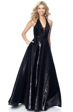 Blush By Alexia Designs Formal Gowns Pink By Blush - 5832 Shimmer V-Neck Long Dress 7 Blush By Alexia Designs Formal Gowns Pink By Blush - 5832 Shimmer V-Neck Long Dress