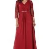 Poly USA - 7770 Sleeveless V Neck Chiffon Dress With Bolero Jacket Formal Gowns