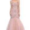 Poly USA - 8352 Embellished Sweetheart Trumpet Gown