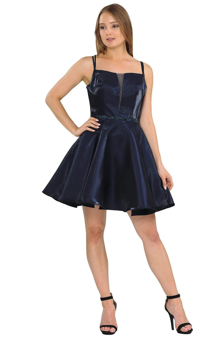 Cocktail Dresses Poly USA - 8447 Sleeveless A-Line Short Dress 5 Cocktail Dresses Poly USA - 8447 Sleeveless A-Line Short Dress