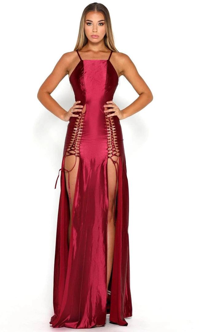 Portia And Scarlett - Chantel Dress Halter Drawstring Ornate Dress 3 Portia And Scarlett - Chantel Dress Halter Drawstring Ornate Dress