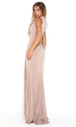 Portia And Scarlett - JJ Dress High Neck Double Slit Dress 7 Portia And Scarlett - JJ Dress High Neck Double Slit Dress