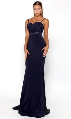 Portia And Scarlett - Lody Sienna No Lace Train Sweetheart Dress 15 Portia And Scarlett - Lody Sienna No Lace Train Sweetheart Dress