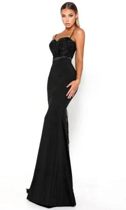 Portia And Scarlett - Lody Sienna No Lace Train Sweetheart Dress 14 Portia And Scarlett - Lody Sienna No Lace Train Sweetheart Dress