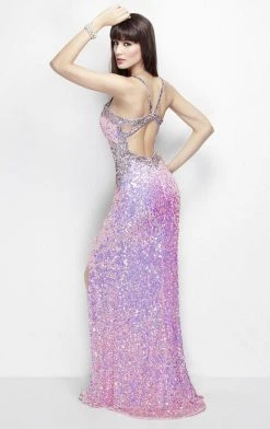 Formal Gowns Primavera Couture - 1106 Sequined Sweetheart Sheath Dress