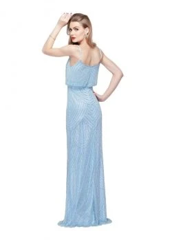 Formal Gowns Primavera Couture - 1270 Scalloped Blouson Sheath Gown 5 Formal Gowns Primavera Couture - 1270 Scalloped Blouson Sheath Gown