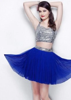 Primavera Couture - 1319 Sequined Two-Piece Party Dress 10 Primavera Couture - 1319 Sequined Two-Piece Party Dress