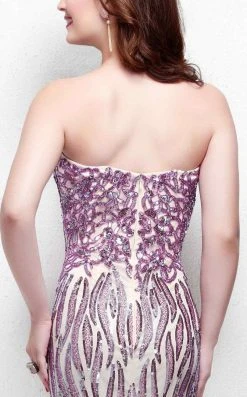 Primavera Couture - 1525 Embellished Strapless Sheath Long Dress Formal Gowns 11 Primavera Couture - 1525 Embellished Strapless Sheath Long Dress Formal Gowns