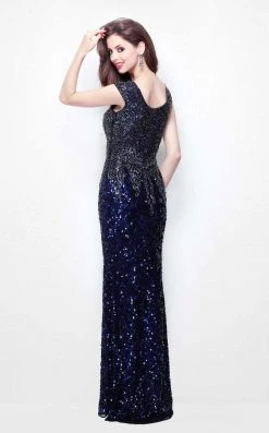 Primavera Couture - 1585 Illusion Scoop Neck Sheath Dress 7 Primavera Couture - 1585 Illusion Scoop Neck Sheath Dress