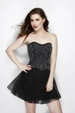 Primavera Couture - 1924 Beaded Sweetheart Tulle Dress Cocktail Dresses 8 Primavera Couture - 1924 Beaded Sweetheart Tulle Dress Cocktail Dresses