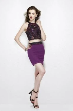 Cocktail Dresses Primavera Couture - 1948 Two Piece Beaded Jersey Dress