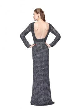 Primavera Couture - 1961 Long Sleeve Sequined Gown 9 Primavera Couture - 1961 Long Sleeve Sequined Gown