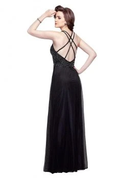 Primavera Couture - 3005 Bedazzled Halter Sheath Dress Formal Gowns 9 Primavera Couture - 3005 Bedazzled Halter Sheath Dress Formal Gowns