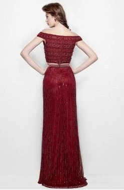 Primavera Couture - 3020 Two Piece Bedazzled Sheath Dress