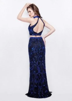 Primavera Couture - 3023 Two-Piece Halter Evening Gown