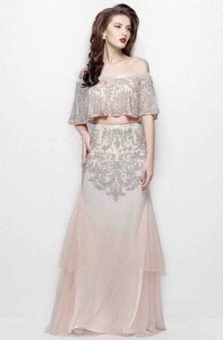 Primavera Couture - 3034 Two Piece Embellished Dress 8 Primavera Couture - 3034 Two Piece Embellished Dress