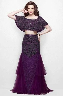 Primavera Couture - 3034 Two Piece Embellished Dress