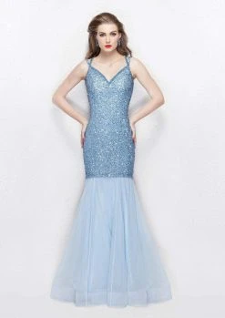 Formal Gowns Primavera Couture - 3039 Sparkling Sequined Sleeveless Mermaid Gown 8 Formal Gowns Primavera Couture - 3039 Sparkling Sequined Sleeveless Mermaid Gown