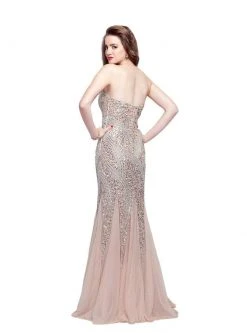 Primavera Couture - 3069 Strapless Sweetheart Sequined Gown Formal Gowns