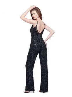 Plus Size Dresses Primavera Couture - 3072 Thin Strap Embellished Jumpsuit 5 Plus Size Dresses Primavera Couture - 3072 Thin Strap Embellished Jumpsuit