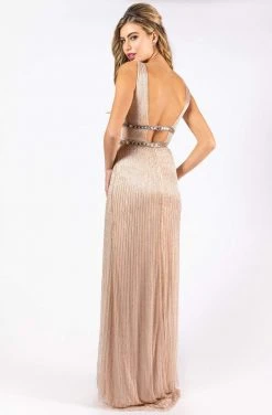 Formal Gowns Primavera Couture - 3225 Fully Sequined Plunging V Neck Gown