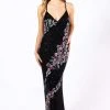 Primavera Couture - 3243 Vibrant Contrast Floral Beaded Gown Formal Gowns 1 Primavera Couture - 3243 Vibrant Contrast Floral Beaded Gown Formal Gowns