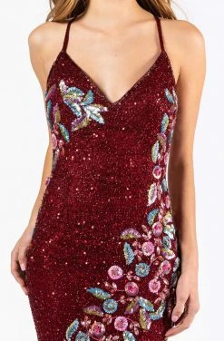 Primavera Couture - 3243 Vibrant Contrast Floral Beaded Gown Formal Gowns 18 Primavera Couture - 3243 Vibrant Contrast Floral Beaded Gown Formal Gowns