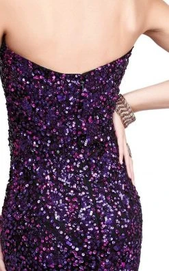 Formal Gowns Primavera Couture - 9513 Strapless Glittering Evening Gown 9 Formal Gowns Primavera Couture - 9513 Strapless Glittering Evening Gown