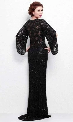 Formal Gowns Primavera Couture - 9713 Sequin Flared Sleeve Long Sheath Formal Gown - 1 Pc White In Size 22 Available 24 Formal Gowns Primavera Couture - 9713 Sequin Flared Sleeve Long Sheath Formal Gown - 1 Pc White In Size 22 Available