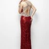 Primavera Couture - 9958 Bejeweled V-Neck Cutout Evening Gown Formal Gowns 2 Primavera Couture - 9958 Bejeweled V-Neck Cutout Evening Gown Formal Gowns