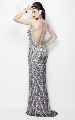 Formal Gowns Primavera Couture - 9976 Glittering Haltered Evening Gown 17 Formal Gowns Primavera Couture - 9976 Glittering Haltered Evening Gown
