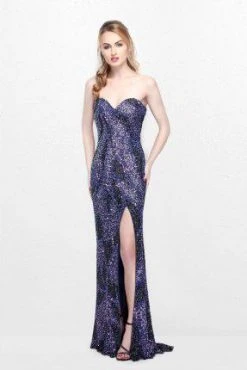 Primavera Couture - Captivating Strapless Sweetheart Sequined Sheath Gown 1867 Formal Gowns 8 Primavera Couture - Captivating Strapless Sweetheart Sequined Sheath Gown 1867 Formal Gowns