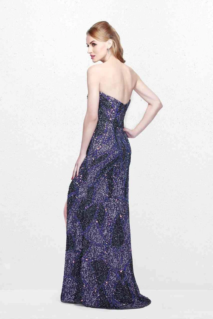 Primavera Couture - Captivating Strapless Sweetheart Sequined Sheath Gown 1867 Formal Gowns 6 Primavera Couture - Captivating Strapless Sweetheart Sequined Sheath Gown 1867 Formal Gowns