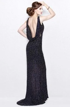 Primavera Couture - Embellished Halter Neck Long Sheath Dress 1891 19 Primavera Couture - Embellished Halter Neck Long Sheath Dress 1891