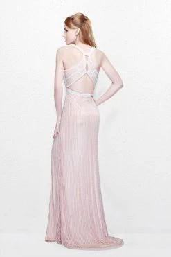 Primavera Couture - Long Fitted Halter Dress 1816 9 Primavera Couture - Long Fitted Halter Dress 1816