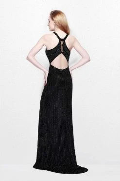 Primavera Couture - Long Fitted Halter Dress 1816 12 Primavera Couture - Long Fitted Halter Dress 1816