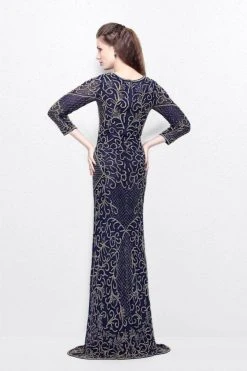 Primavera Couture - Long Fitted Sequined Dress 1749 Formal Gowns 13 Primavera Couture - Long Fitted Sequined Dress 1749 Formal Gowns