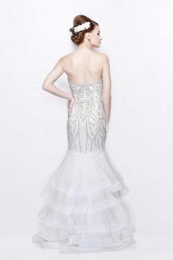 Primavera Couture - Scrumptious Strapless Sweetheart Tiered Mermaid Gown 1854 Formal Gowns