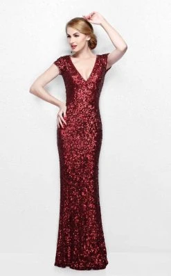 Primavera Couture - Shimmering Long Sequin V Neck Formal Gown 1252 Formal Gowns 10 Primavera Couture - Shimmering Long Sequin V Neck Formal Gown 1252 Formal Gowns