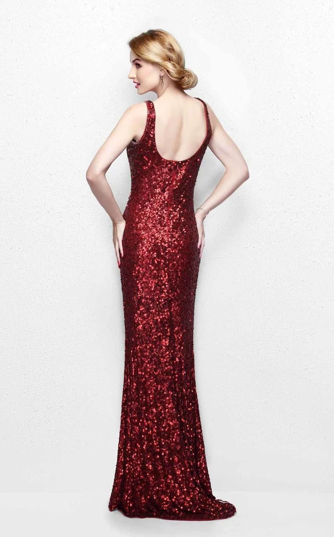 Primavera Couture - Sparkling Sleeveless Full Sequined Long Sheath Dress 1251 Formal Gowns 8 Primavera Couture - Sparkling Sleeveless Full Sequined Long Sheath Dress 1251 Formal Gowns