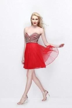 Primavera Couture - Strapless Crystal Beaded Sweetheart Short Party Dress 1619 Cocktail Dresses 8 Primavera Couture - Strapless Crystal Beaded Sweetheart Short Party Dress 1619 Cocktail Dresses