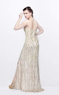 Formal Gowns Primavera Couture - Timeless Ornate Strapless Sweetheart Sheath Gown 1834 9 Formal Gowns Primavera Couture - Timeless Ornate Strapless Sweetheart Sheath Gown 1834